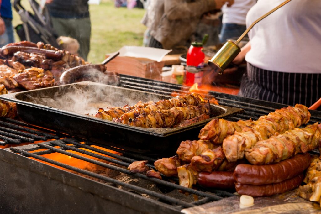 preparation BBQ